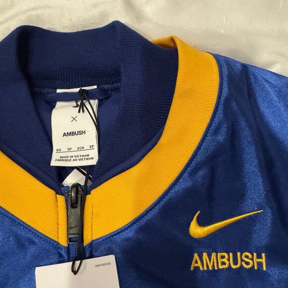 Nike x AMBUSH Deep Royal Blue Football Jacket - Picture 3 of 11